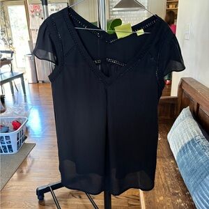 Maeve (Anthropologie) Black Women's Top